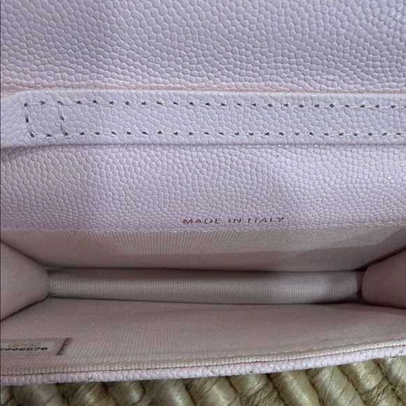 CHANEL Light Pink Quilted Mini Bag with Gold Chain - Picture 11 of 17